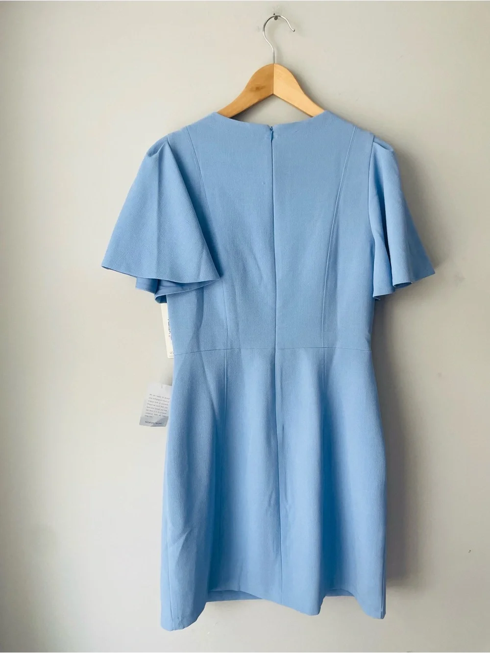 Eliza J Flutter-Sleeve A-Line Dress NWT - Picture 7 of 9